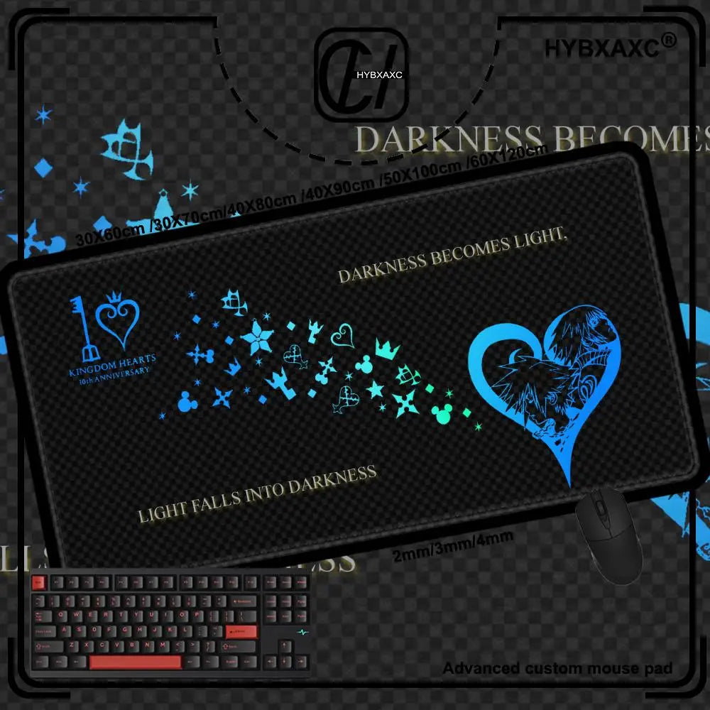 Kingdom Hearts Mousepad Locking Edge Non-Slip Mouse Pad