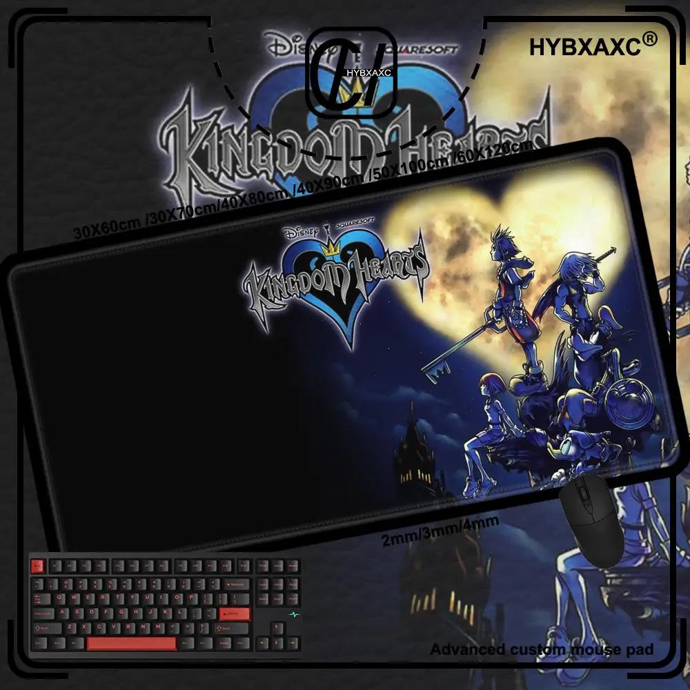 Kingdom Hearts Mousepad Locking Edge Non-Slip Mouse Pad
