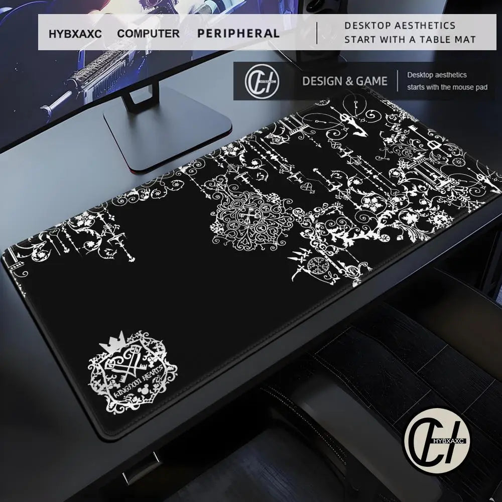 Kingdom Hearts Mousepad Locking Edge Non-Slip Mouse Pad