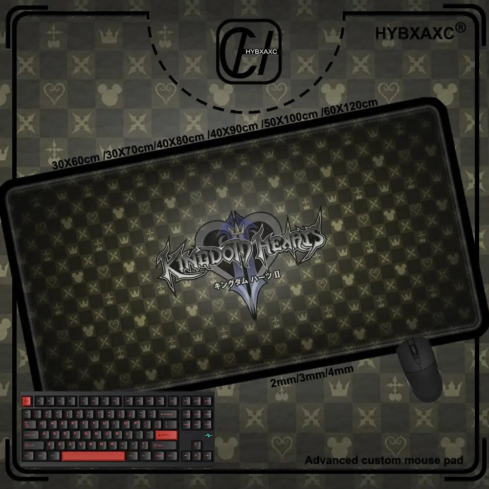Kingdom Hearts Mousepad Locking Edge Non-Slip Mouse Pad