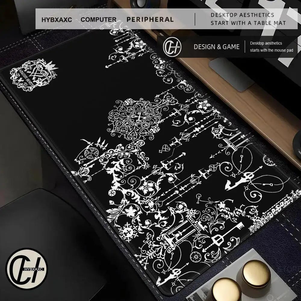 Kingdom Hearts Mousepad Locking Edge Non-Slip Mouse Pad