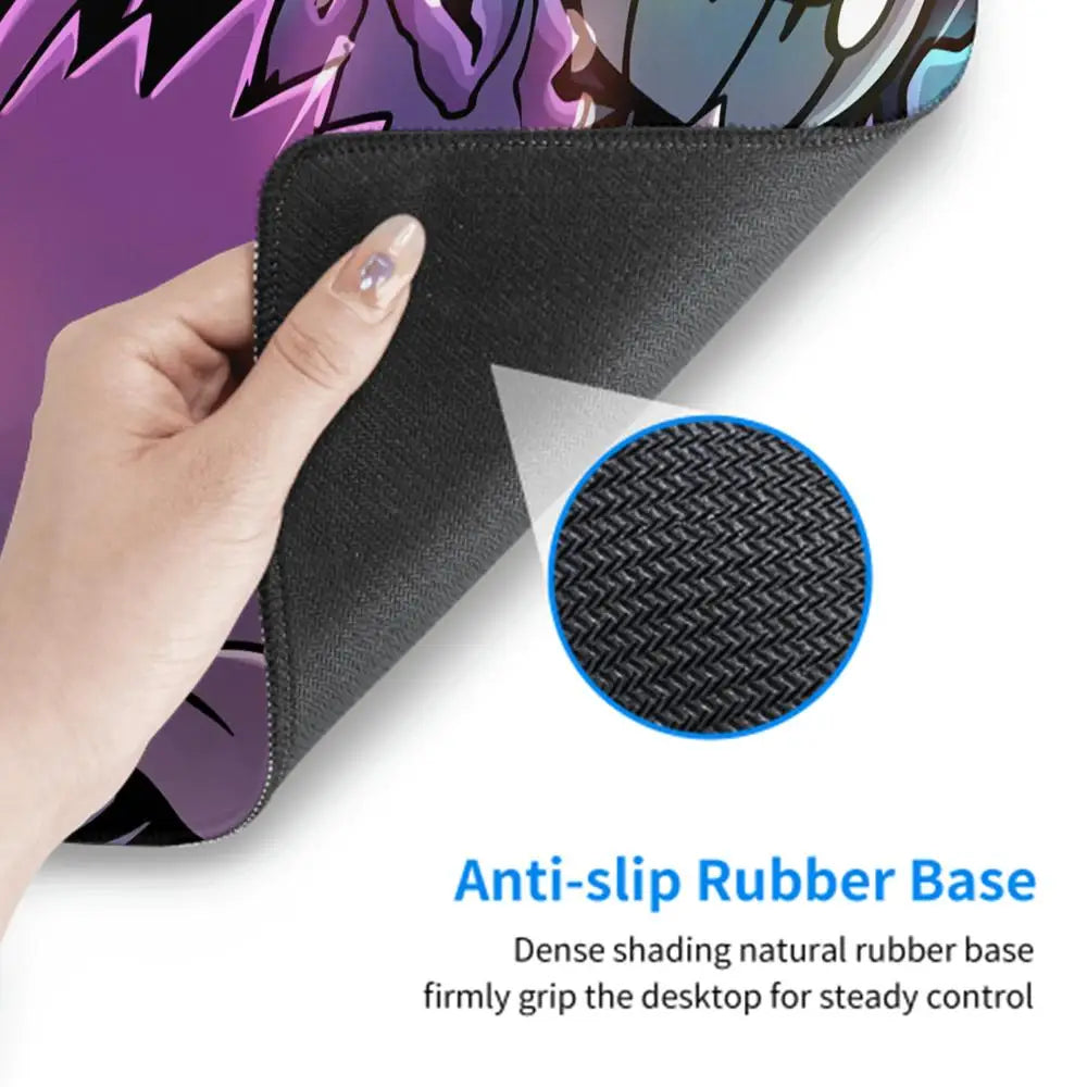 P-Pokemon-Gengar Grande Mousepad Large Gaming Mouse Pad Lockedge Thickened Computer Keyboard Table Desk Mat