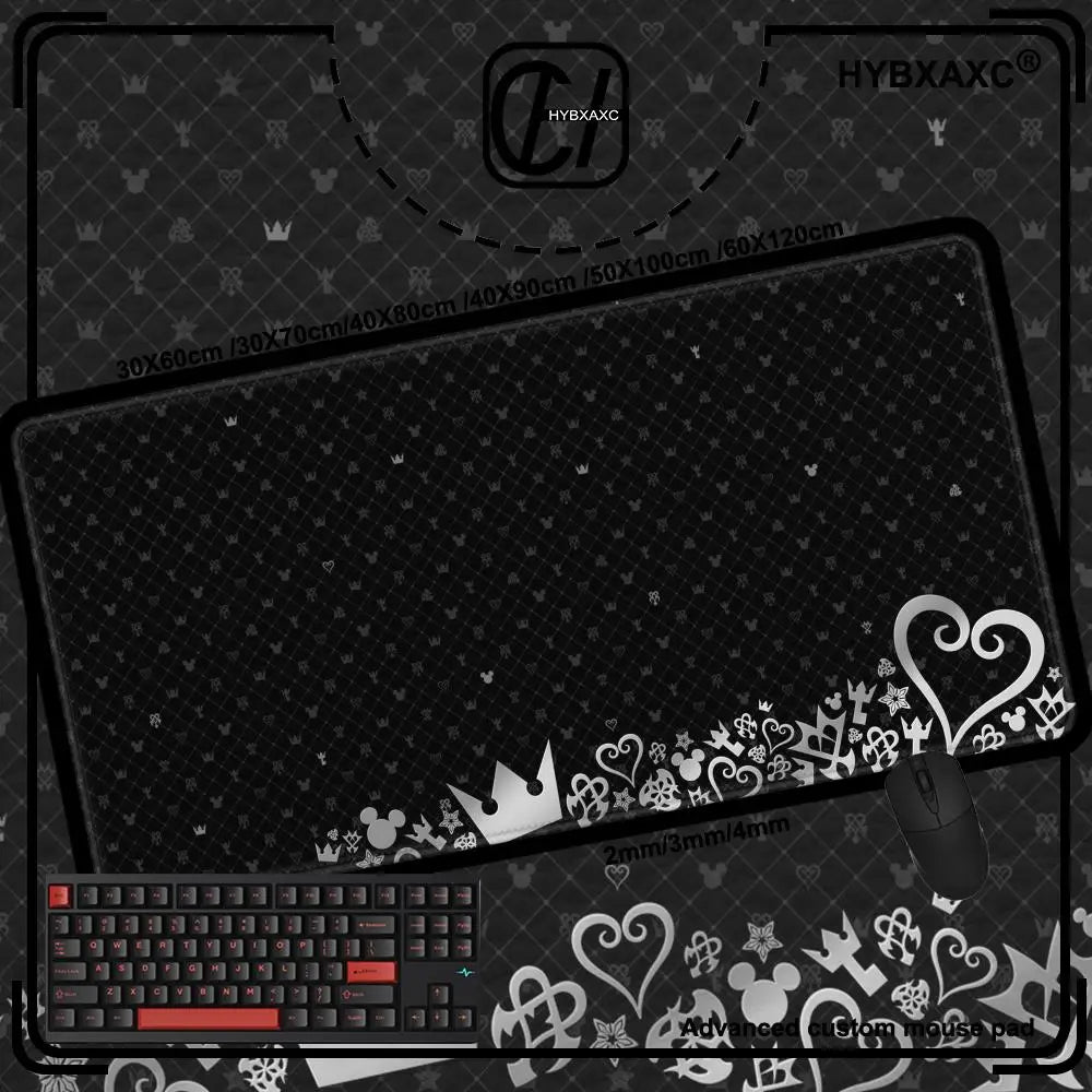 Kingdom Hearts Mousepad Locking Edge Non-Slip Mouse Pad