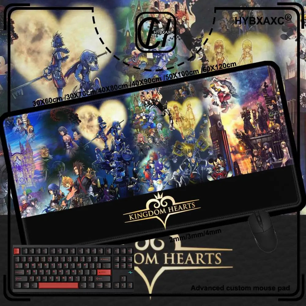 Kingdom Hearts Mousepad Locking Edge Non-Slip Mouse Pad