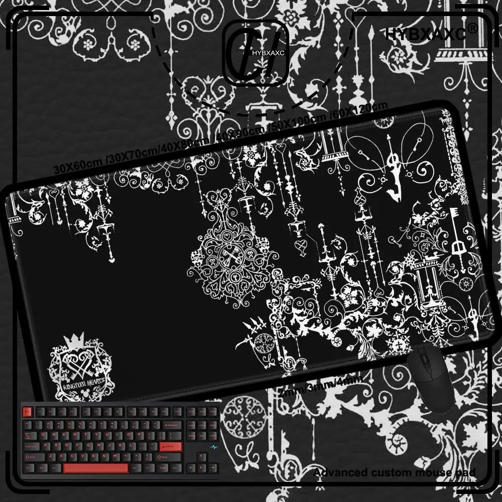 Kingdom Hearts Mousepad Locking Edge Non-Slip Mouse Pad