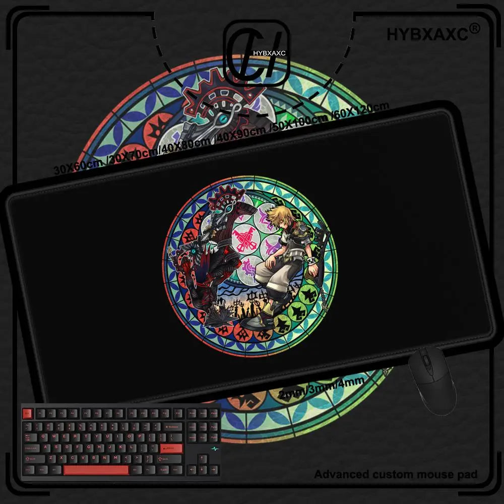 Kingdom Hearts Mousepad Locking Edge Non-Slip Mouse Pad