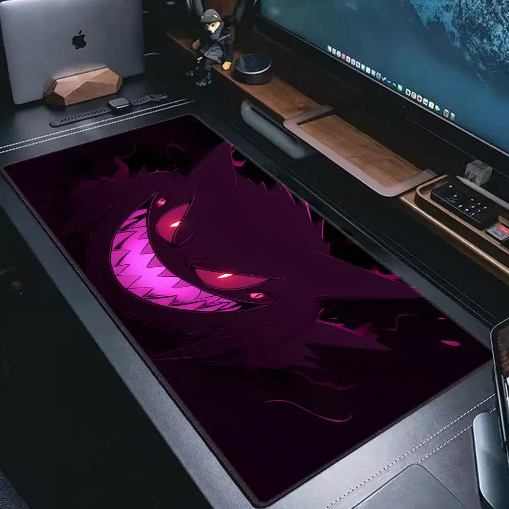P-Pokemon-Gengar Grande Mousepad Large Gaming Mouse Pad Lockedge Thickened Computer Keyboard Table Desk Mat